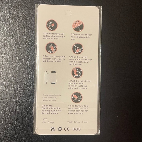 Chevron multicolor nail wraps Geometric Pattern Nail Art Sticker - Picture 4 of 5